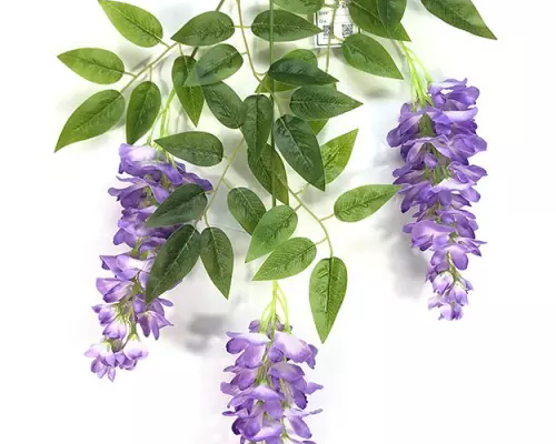 Kaip pasirinkti geriausią dirbtinę Wisteria savo namams ir renginiams