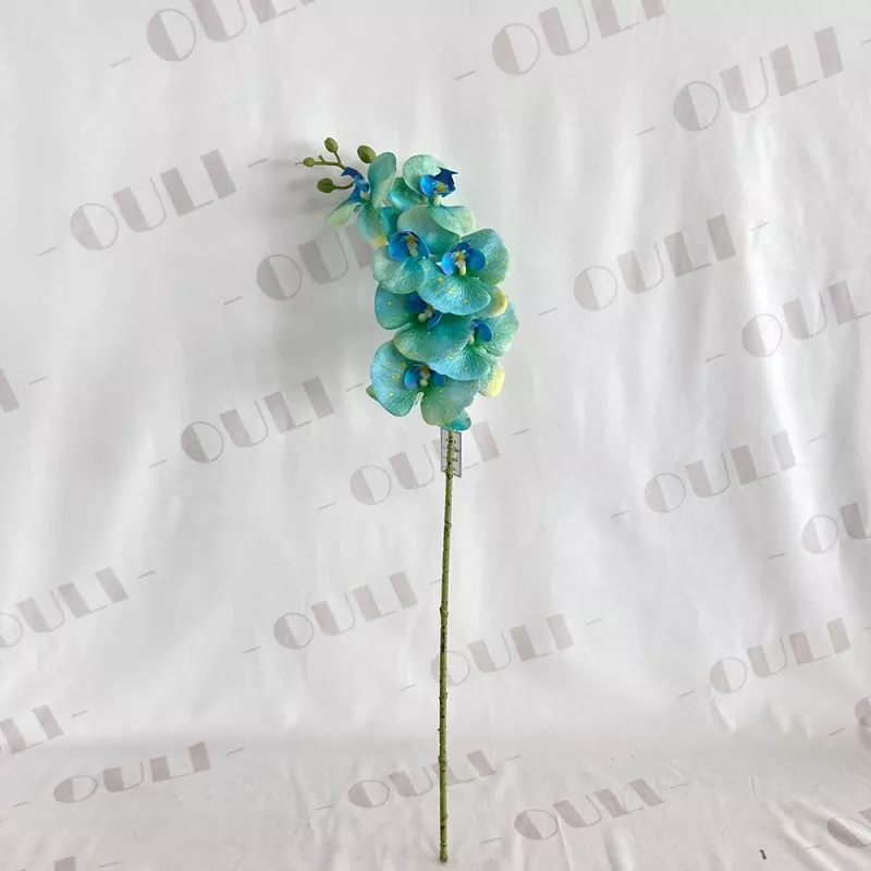 7 galvos padirbtos orchidėjų gėlės