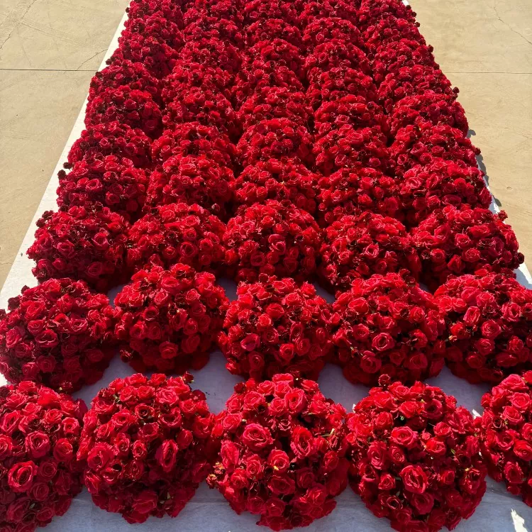 Dirbtinis gėlių rutulys
