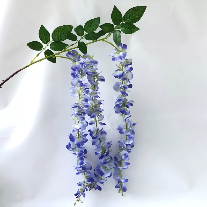Dirbtinės „Wisteria Vine“ šilko gėlės