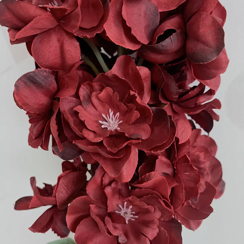 Artificial purple delphinium flowers for party stage backdrop