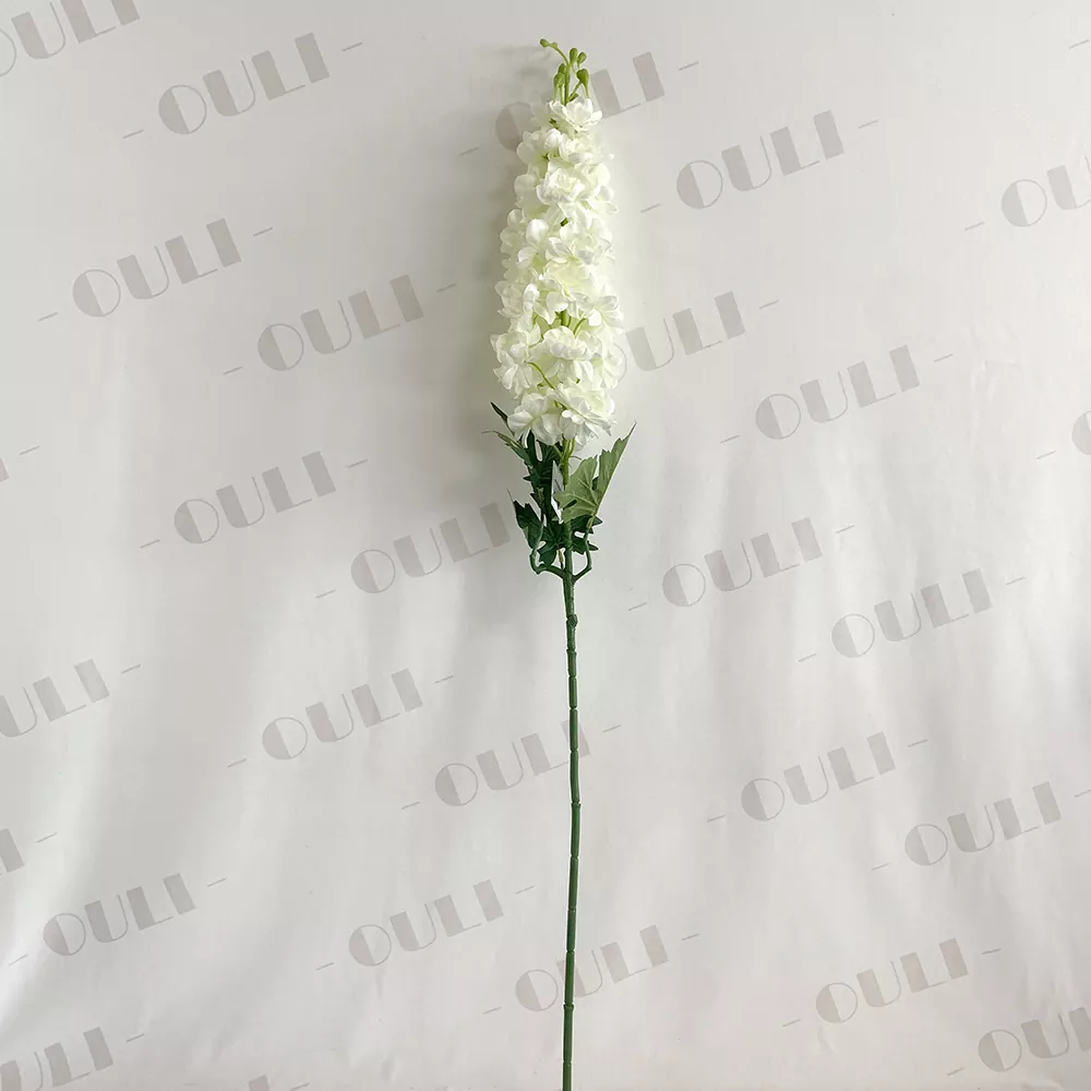 High-quality faux delphinium bouquet for wedding reception tables