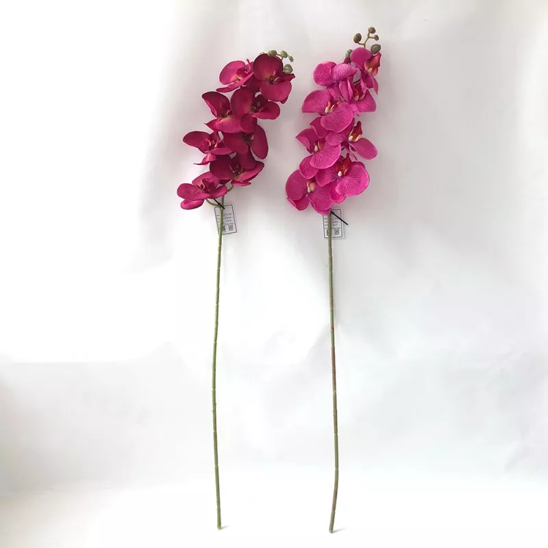 Šilko dirbtinės orchidėjų gėlės